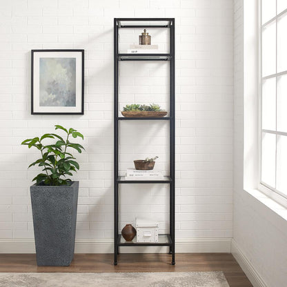Aimee Narrow Etagere Bookcase