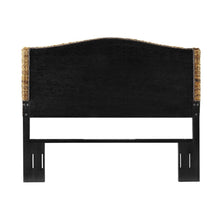 Elegant Brown Queen Size Headboard with Coastal Design for a Stylish Bedroom