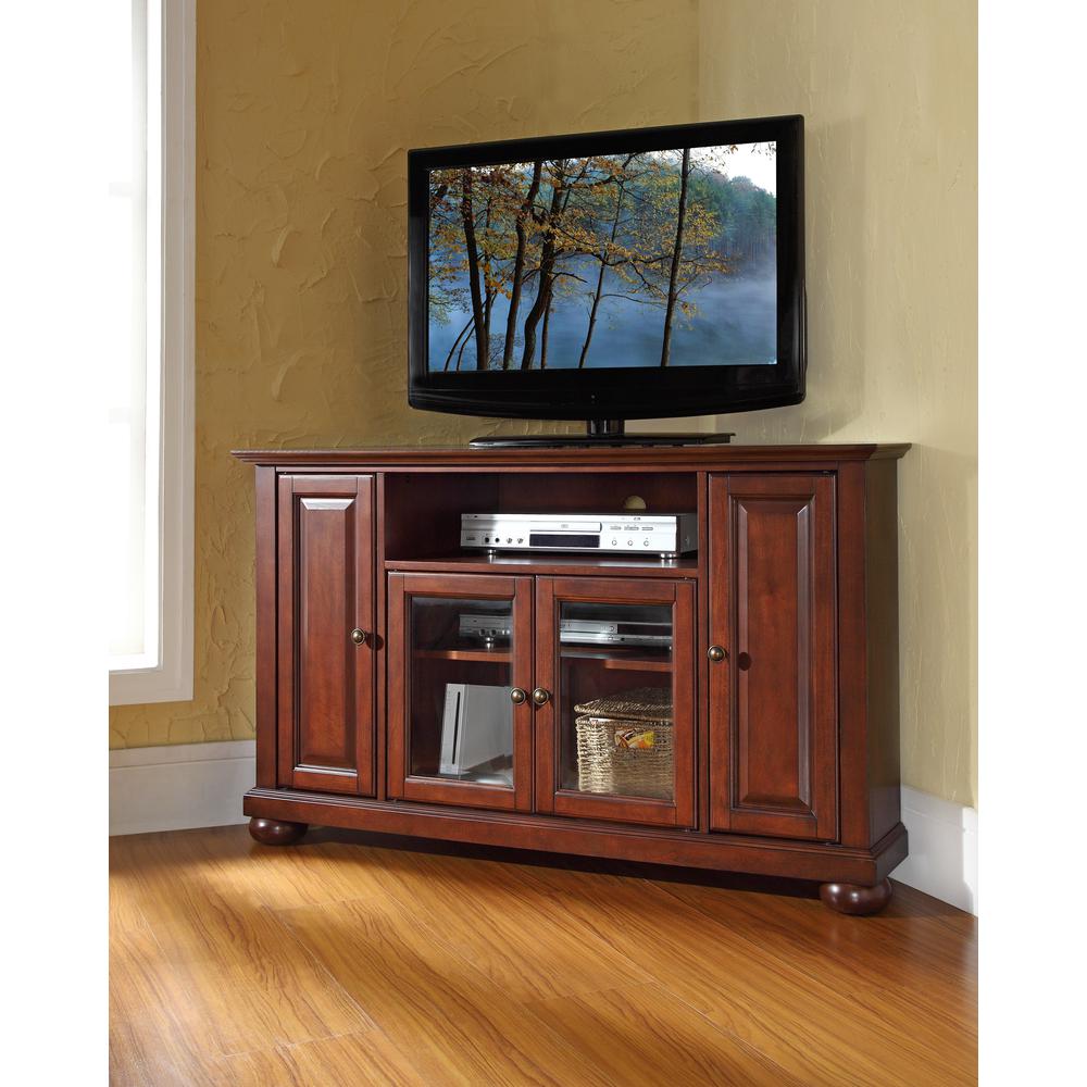 Alexandria 48" Corner Tv Stand Mahogany