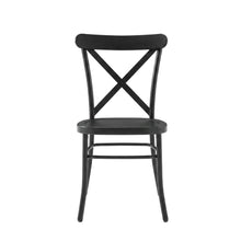 Metal Dining Chair Set in Sleek Finish with Comfortable Back Support
