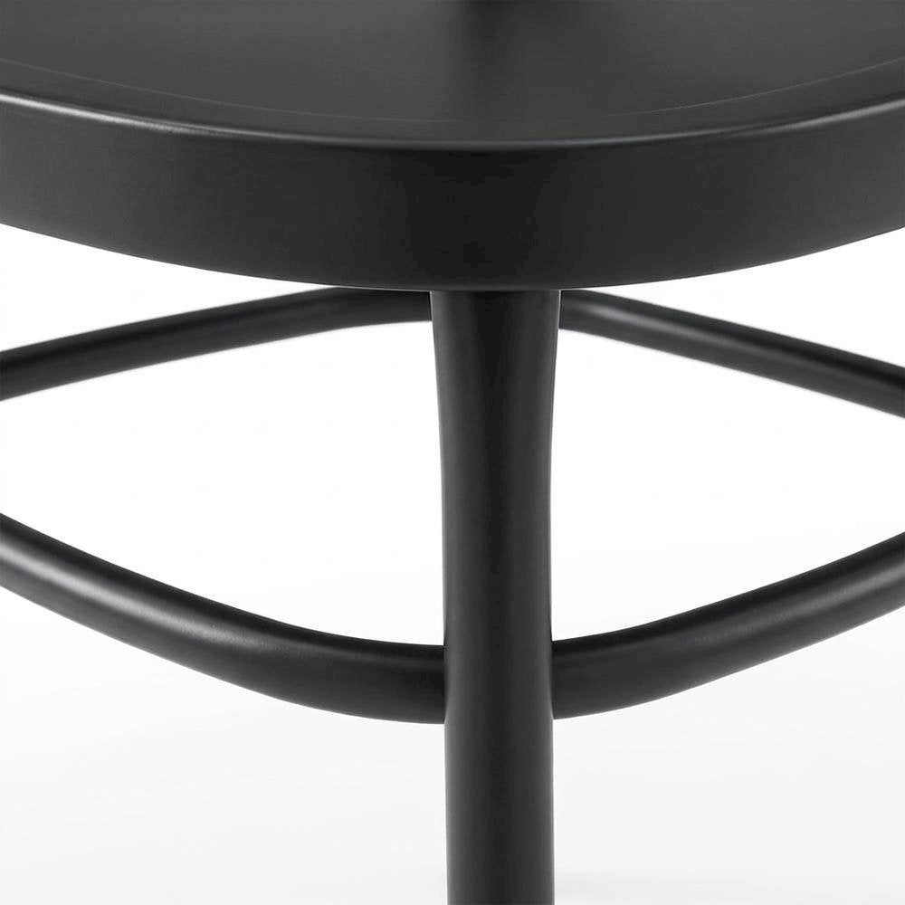 Metal Dining Chair Set in Sleek Finish with Comfortable Back Support