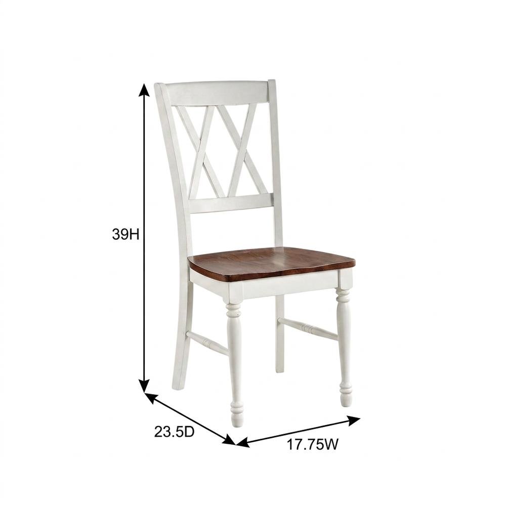 Four-Piece Dining Chair Set with Comfortable Backrest and Sleek Design