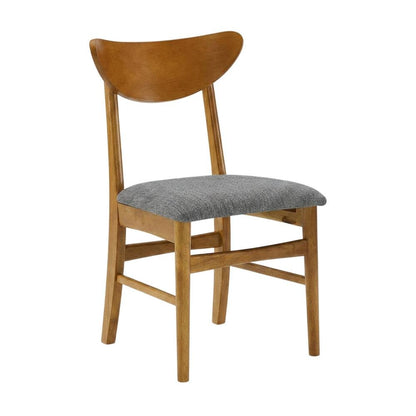 Wood Dining Chairs Set with Cushioned Seats and Sturdy Frame, 4-Piece