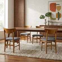 Wood Dining Chairs Set with Cushioned Seats and Sturdy Frame, 4-Piece