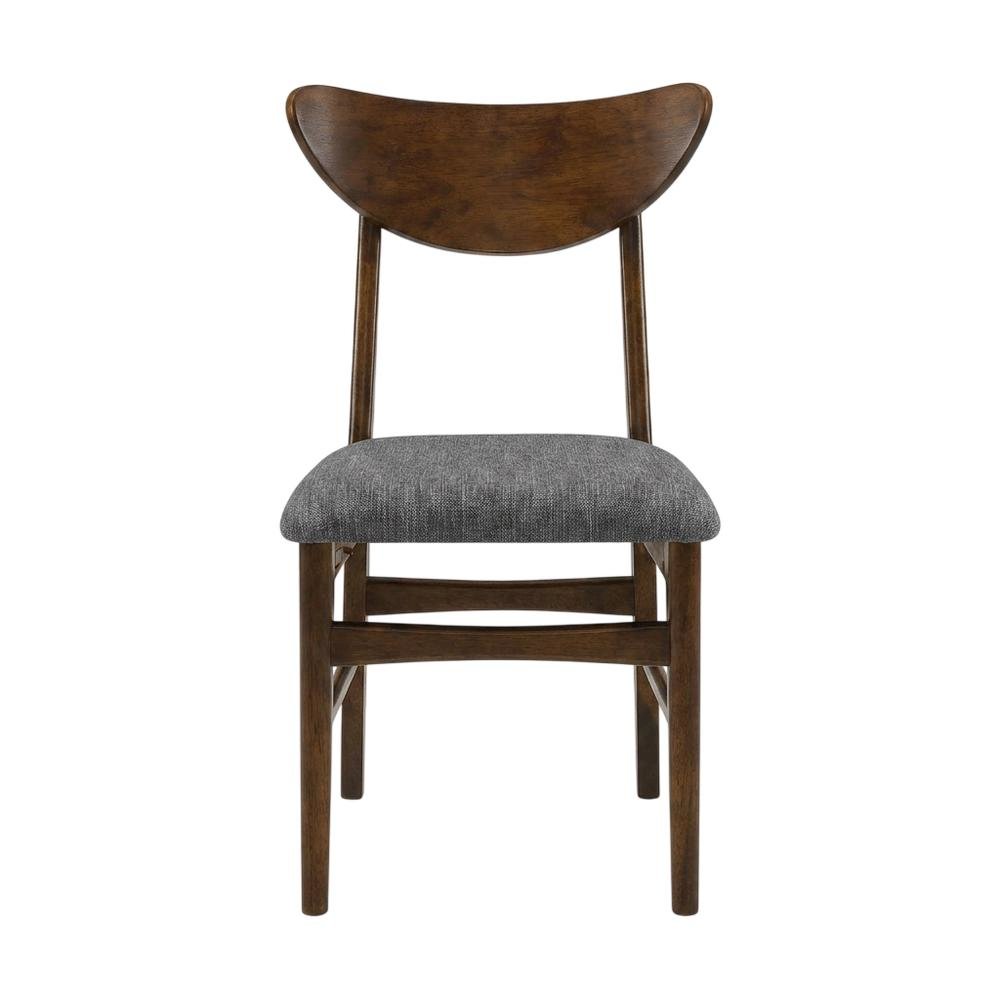 Wood Dining Chair Set with Comfortable Backrest and Sturdy Frame
