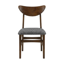 Wood Dining Chair Set with Comfortable Backrest and Sturdy Frame