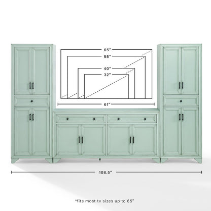 Tara 3-Piece Entertainment Center - Sideboard & 2 Pantries