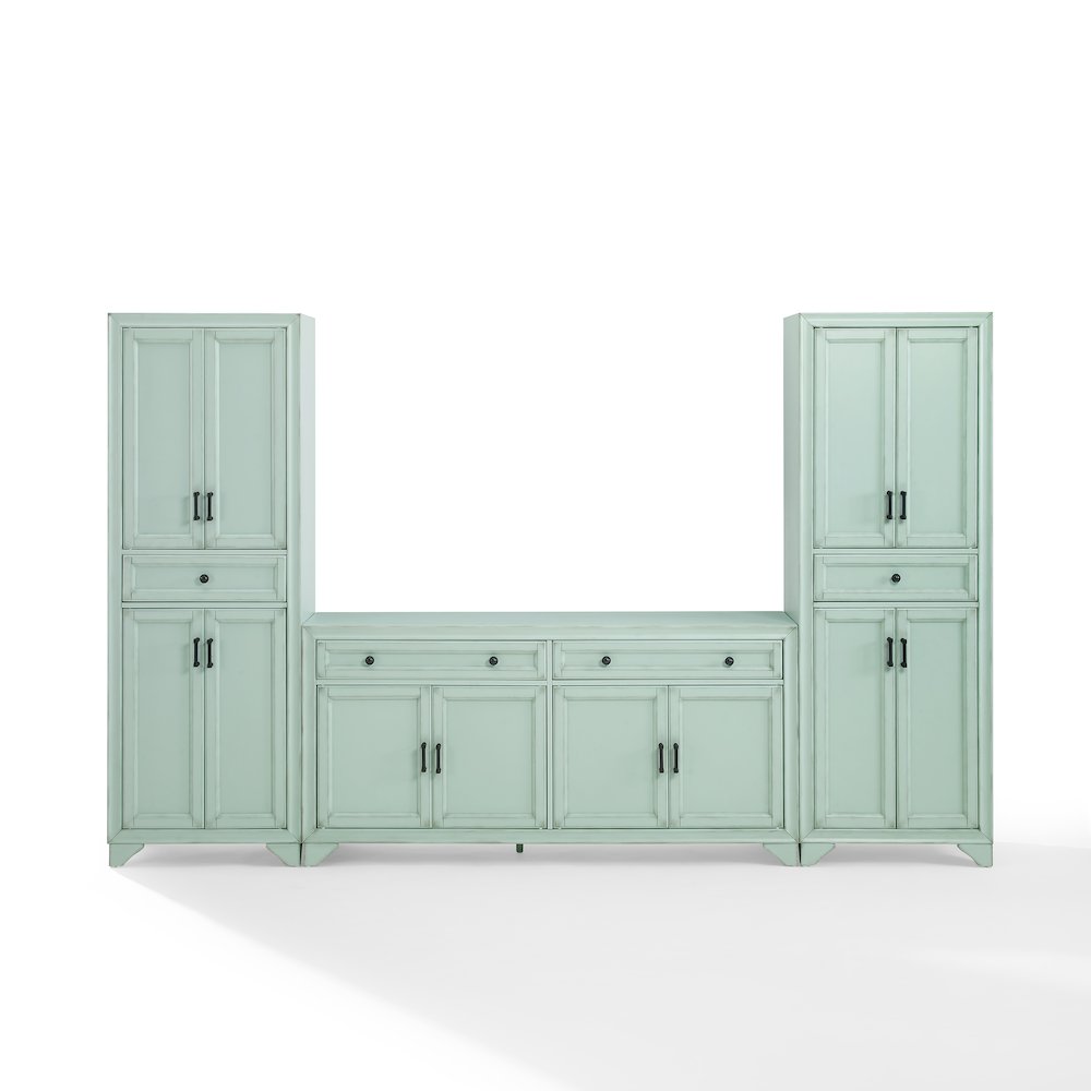 Tara 3-Piece Entertainment Center - Sideboard & 2 Pantries