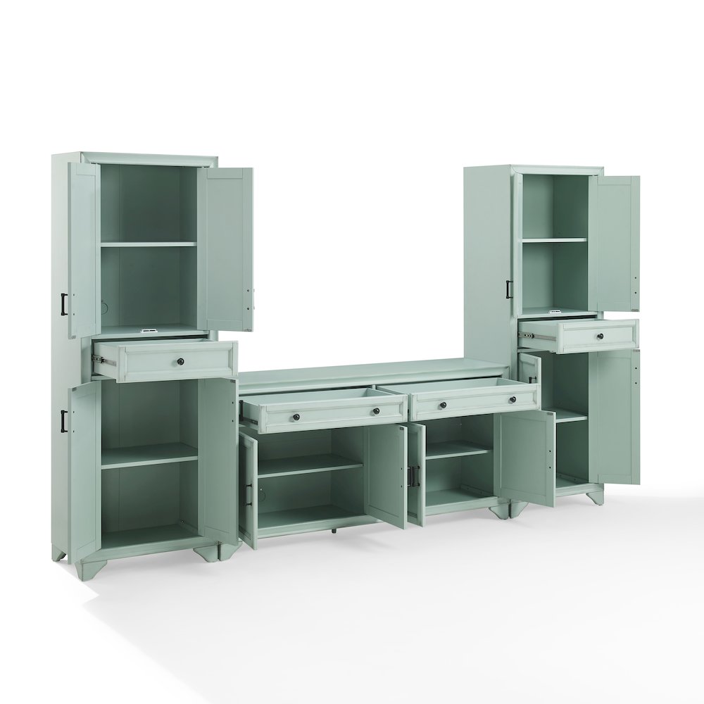 Tara 3-Piece Entertainment Center - Sideboard & 2 Pantries