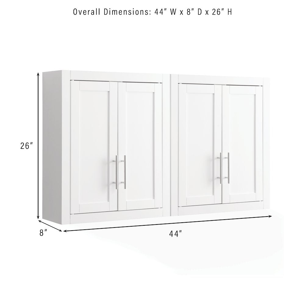 Savannah 2Pc Wall Kitchen Storage Cabinet - 2 Wall Cabinets