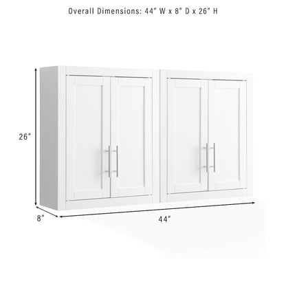 Savannah 2Pc Wall Kitchen Storage Cabinet - 2 Wall Cabinets