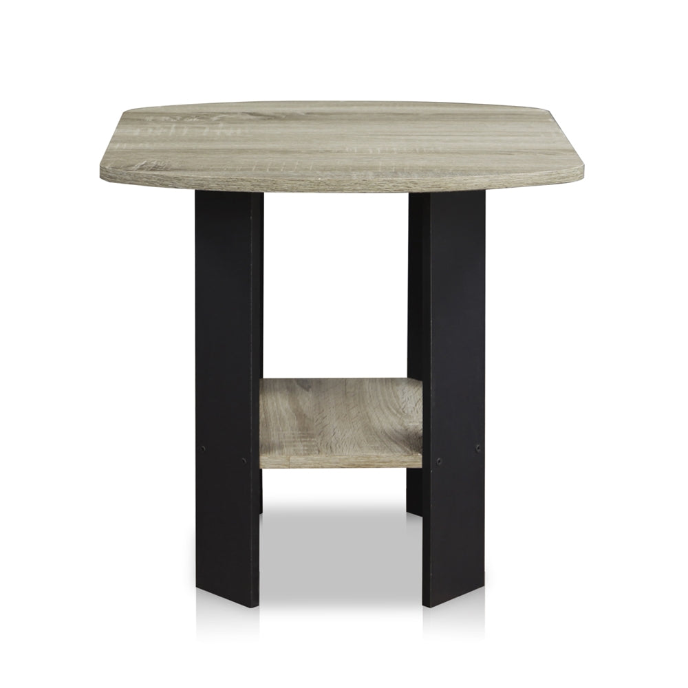 Simple Design End Table, Set of Two
