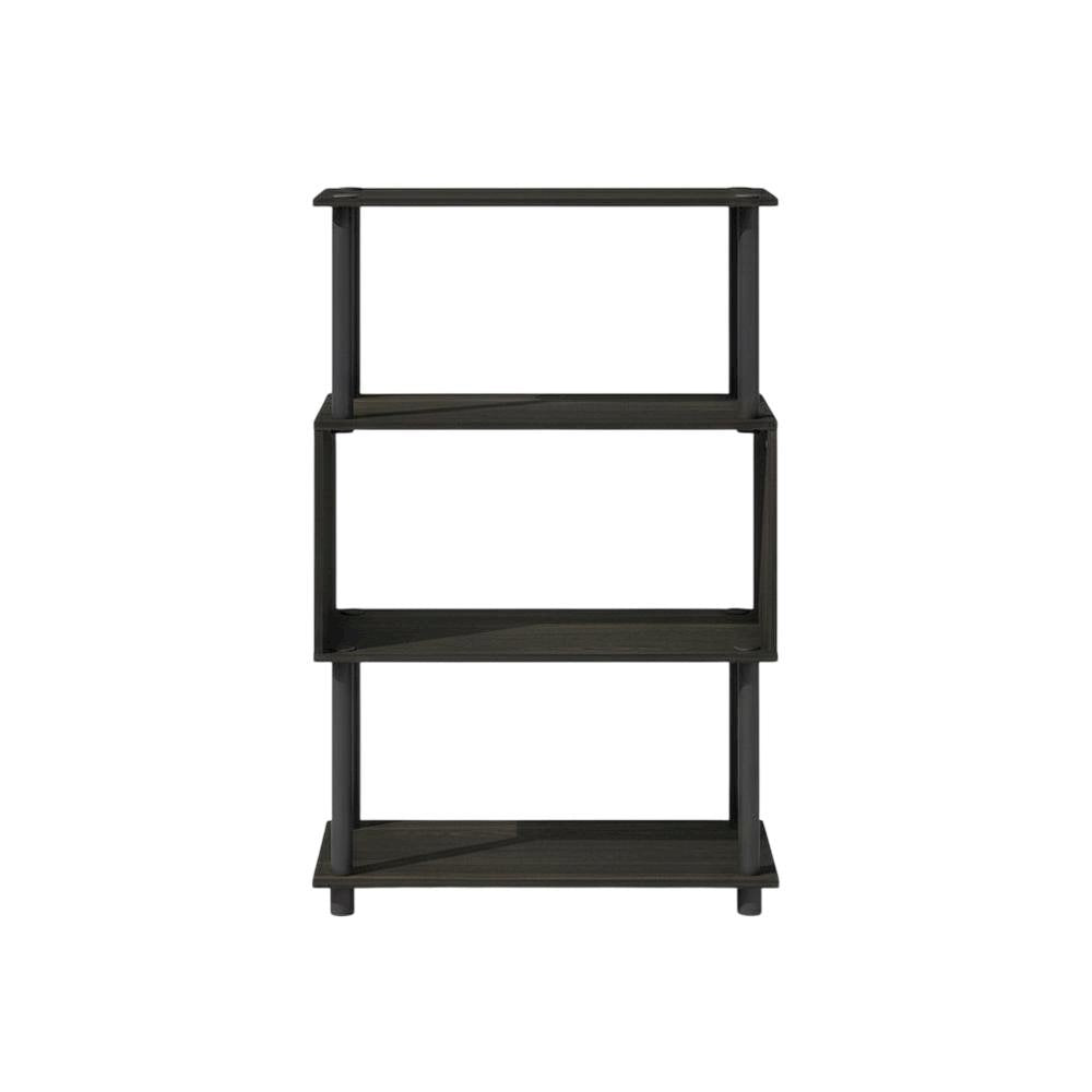 Wooden bookcase with simple design and sturdy construction