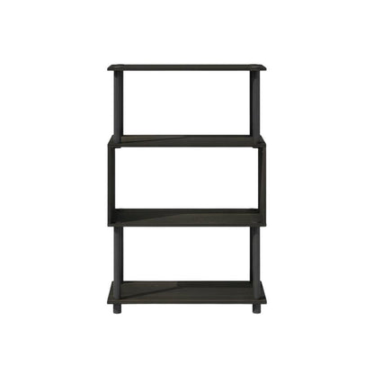 Wooden bookcase with simple design and sturdy construction