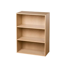 Wooden 3-Tier Open Shelf with Finish for Storage and Display