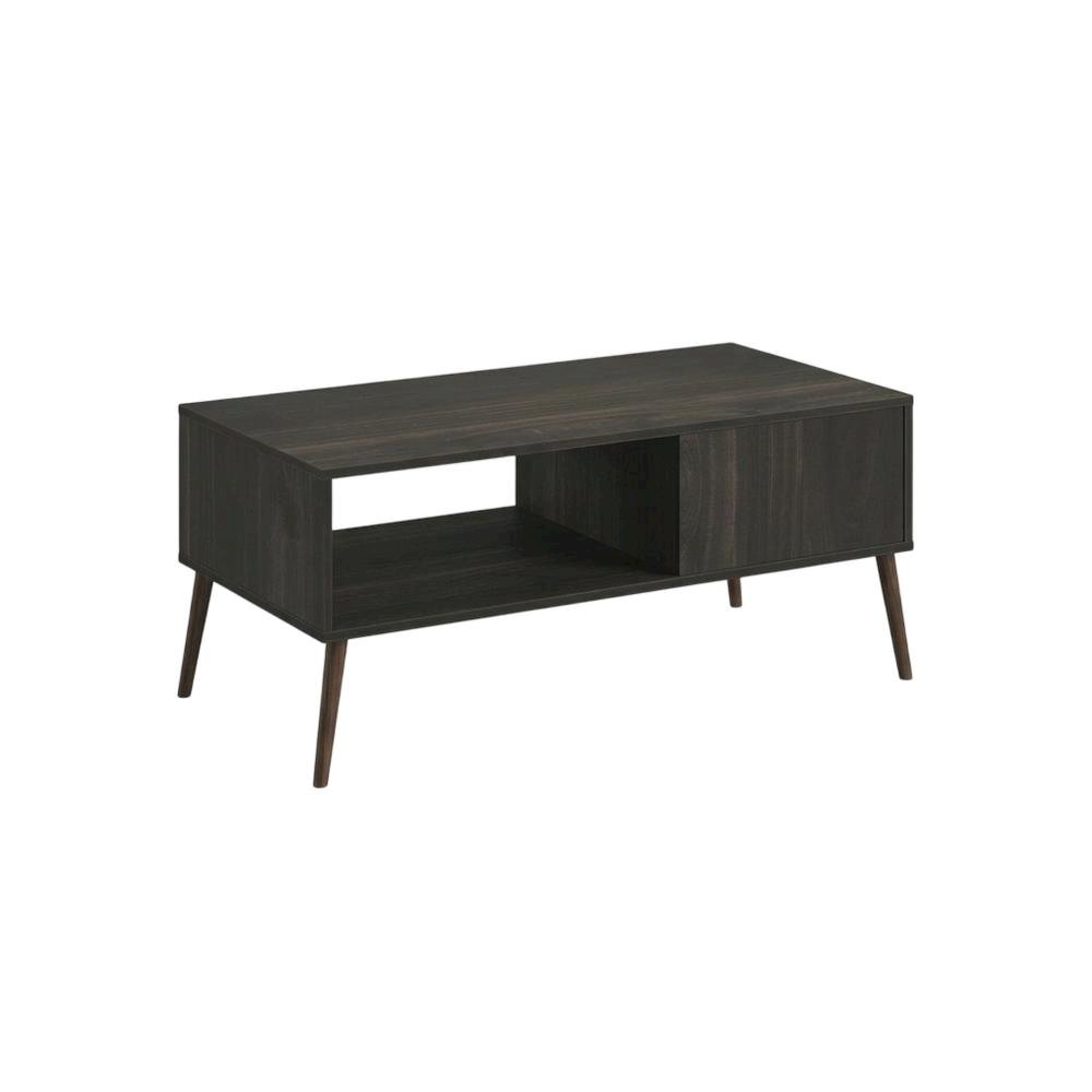 Espresso Mid Century TV Stand for TVs up to 40 inches with Wood Legs