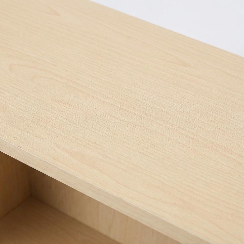 Wooden 3-Tier Open Shelf with Finish for Storage and Display