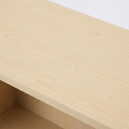Wooden 3-Tier Open Shelf with Finish for Storage and Display