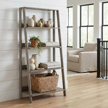 Contemporary Engineered Wood Bookcase with Stable Shelves