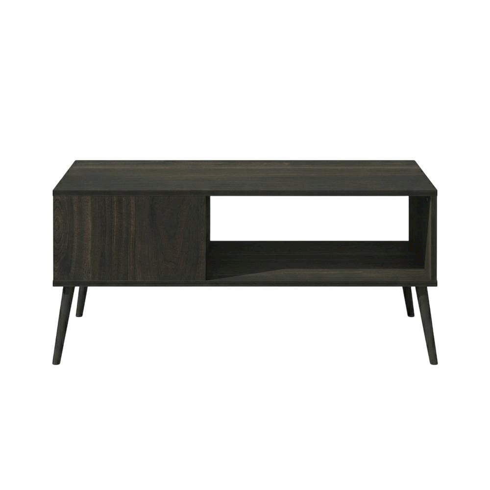 Espresso Mid Century TV Stand for TVs up to 40 inches with Wood Legs