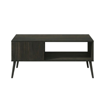 Espresso Mid Century TV Stand for TVs up to 40 inches with Wood Legs