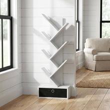 Wooden bookcase with sleek design and sturdy construction
