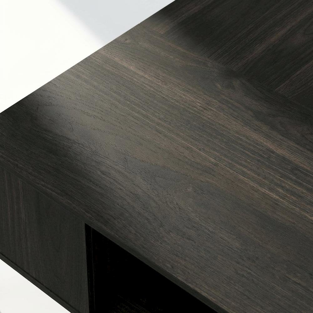 Espresso Mid Century TV Stand for TVs up to 40 inches with Wood Legs
