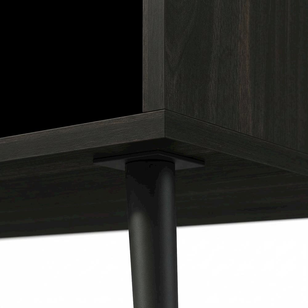 Espresso Mid Century TV Stand for TVs up to 40 inches with Wood Legs