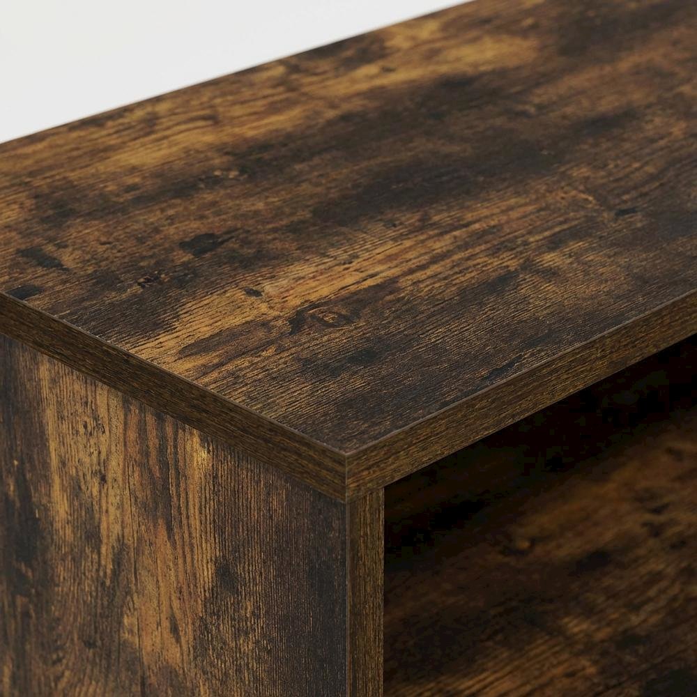 Wooden bookcase with clean design and versatile storage