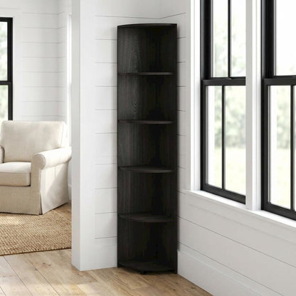 Wooden bookcase with sleek design for home or office storage