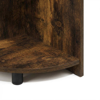 Wood bookcase with sleek design, durable construction and versatile storage