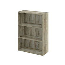 Wooden Bookcase with Adjustable Shelf and Modern Design for Living Room