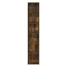 Wooden bookcase with sleek design for versatile storage