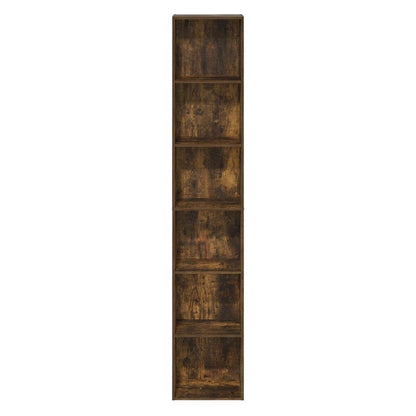 Wooden bookcase with sleek design for versatile storage