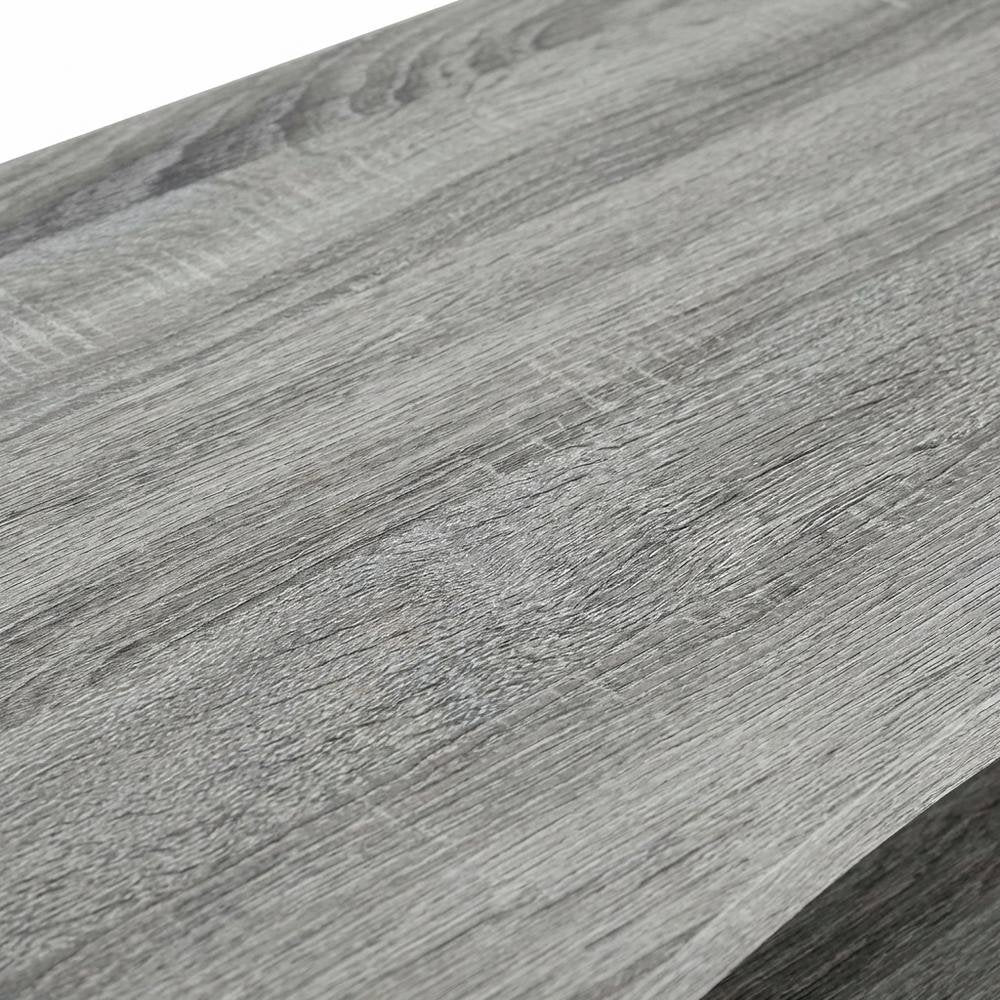 Computer Desk with French Oak Grey/Black Finish for Home Office