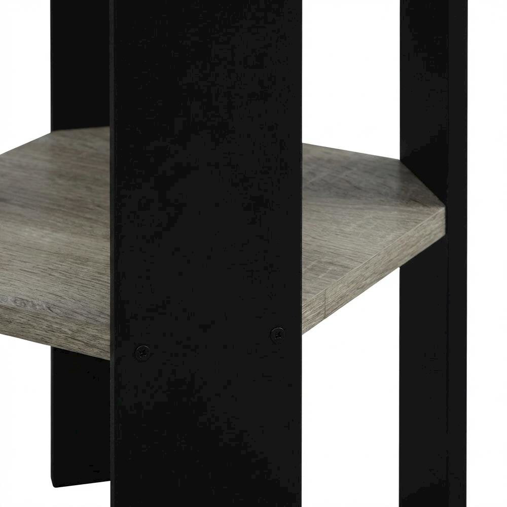 French Oak Grey, End Side Table, Quality Build, Durable Wood Frame