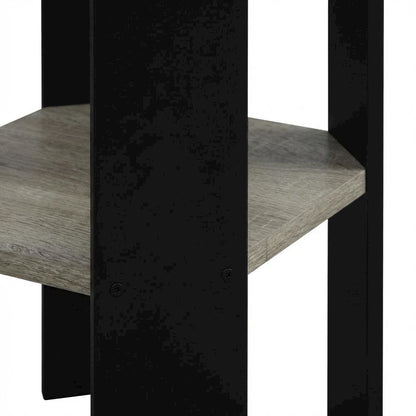 French Oak Grey, End Side Table, Quality Build, Durable Wood Frame