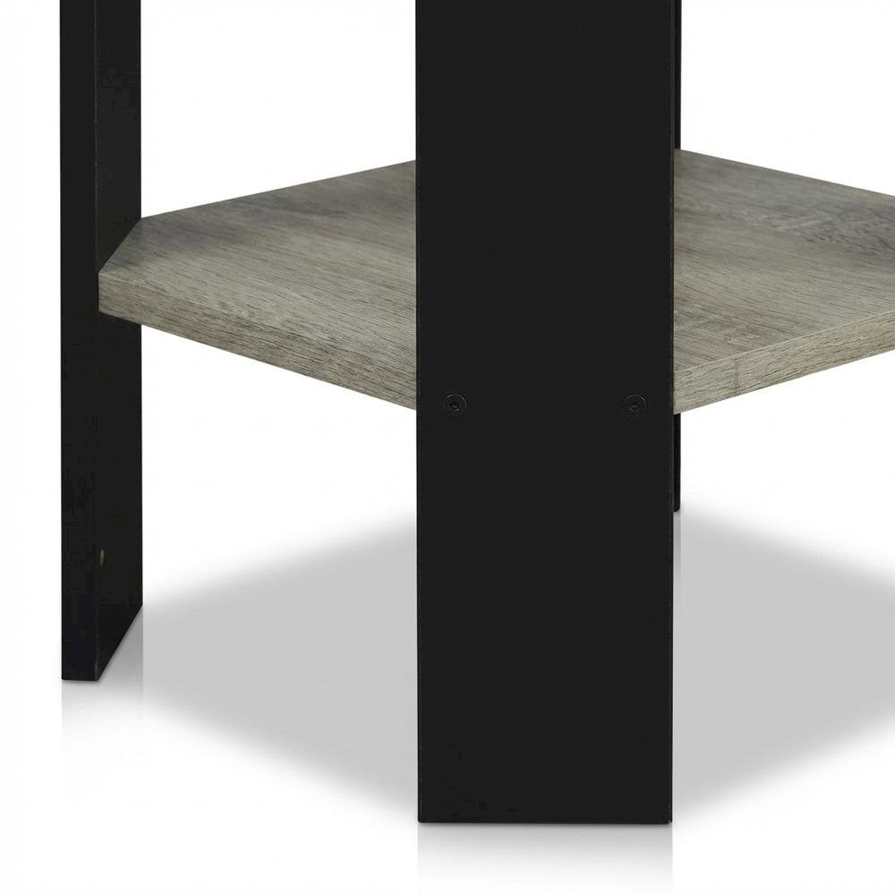 Set of Two Nightstands in Natural Finish with Modern Design