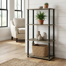 Wooden Bookcase with Shelves and Modern Design, Sturdy Storage Solution