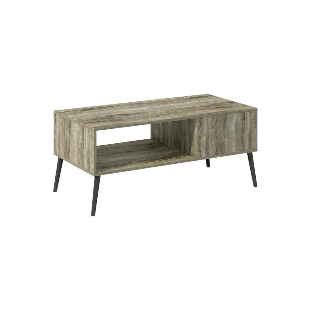 Light Wood Mid Century TV Stand for TVs Up to 40 with Wood Legs