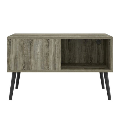 Light Wood Mid Century TV Stand for TVs Up to 40 with Wood Legs