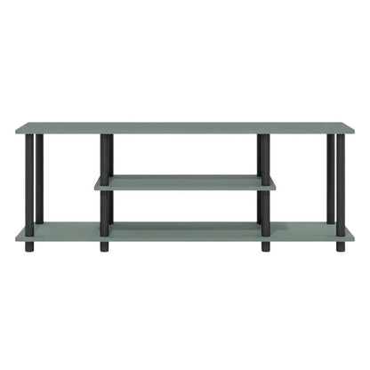 Sage Green 3-Tier Entertainment Center, TVs up to 50 Inches, Engineered Wood