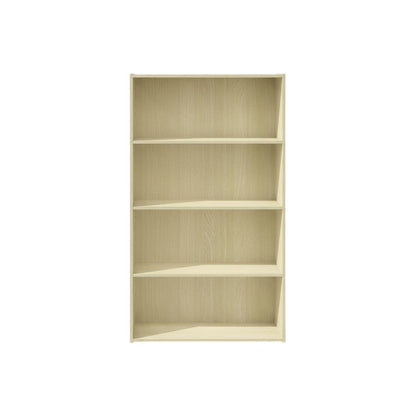 Wood Bookcase with Open Shelving for Home Office Storage