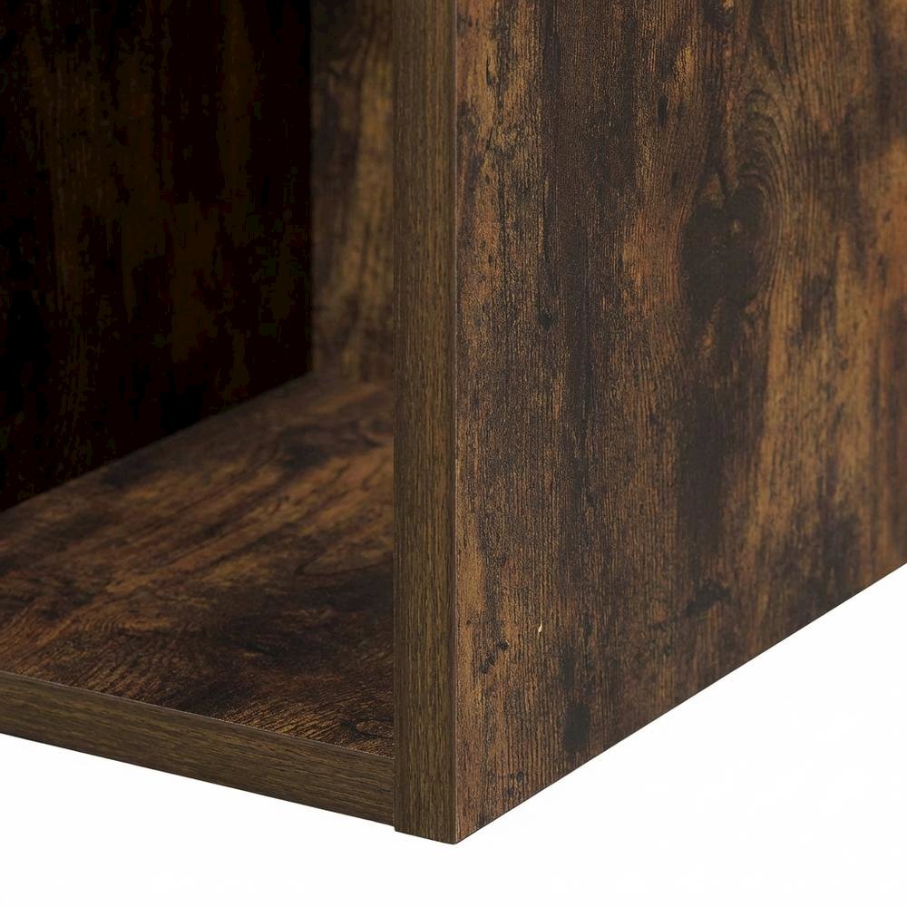 Bookshelf with Engineered Wood Finish for Living Room Storage