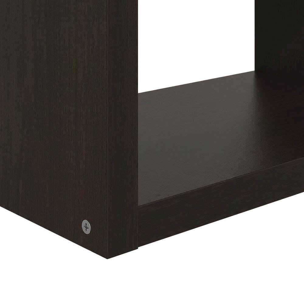 Wooden bookcase with open shelves for versatile storage