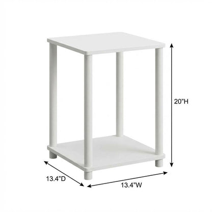 Wood Bookcase with Open Shelves and Sturdy Construction for Living Room Storage
