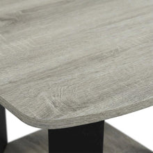 French Oak Grey, End Side Table, Quality Build, Durable Wood Frame