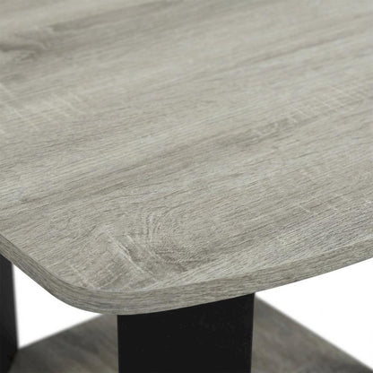 French Oak Grey, End Side Table, Quality Build, Durable Wood Frame