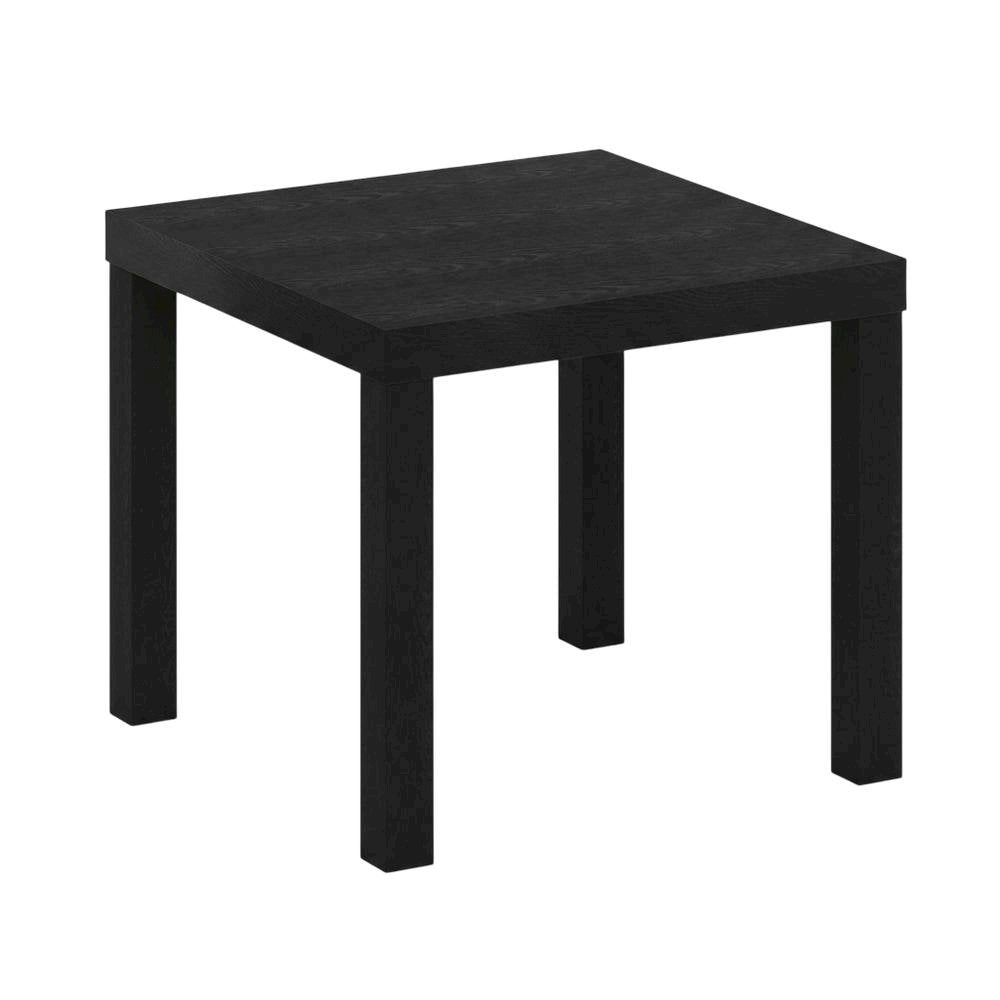 Black, Side Table, Quality Build, Durable Wood Frame