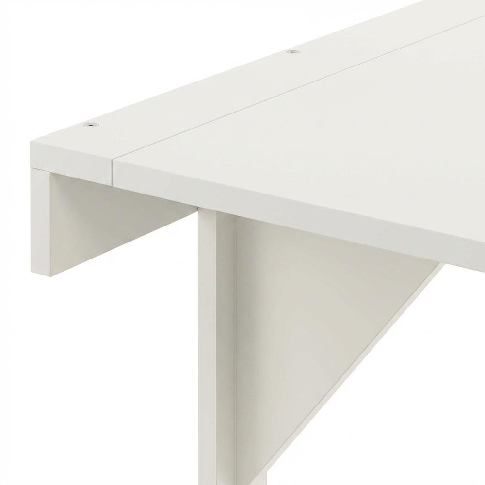 White, Wall Mounting Folding Table, Folding Design, Wall Mounted